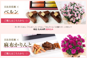 スイーツ＆カーネーションのコラボ｜大丸松坂屋の母の日ギフト特集